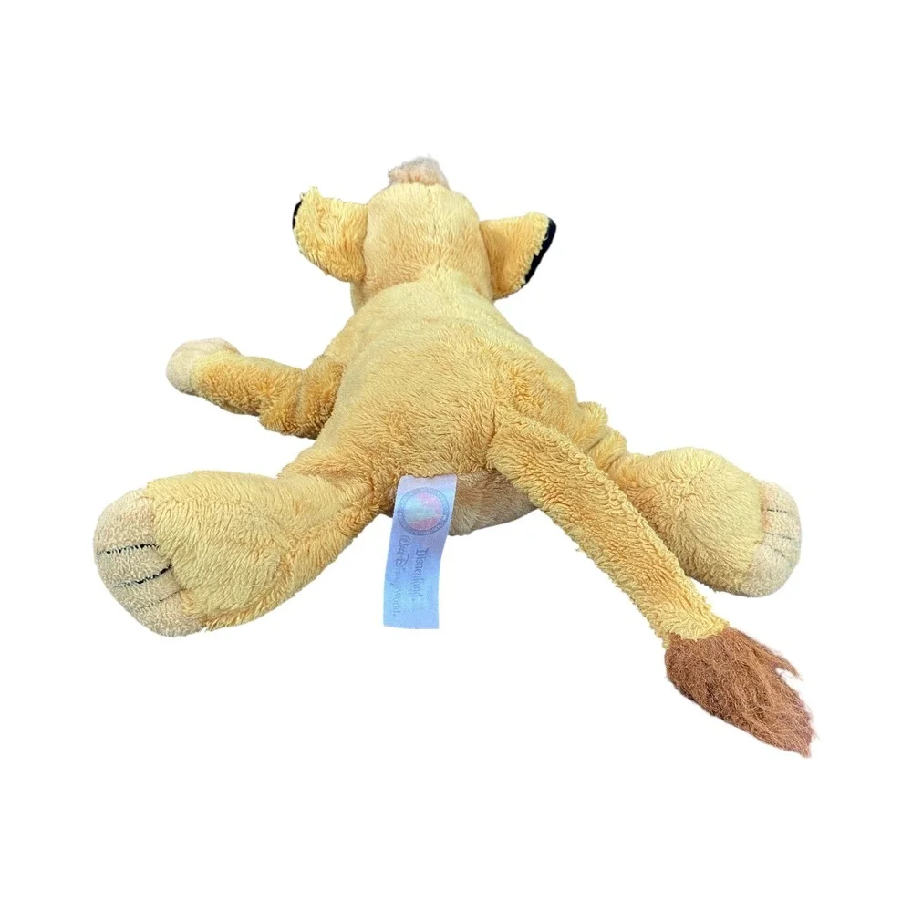 Disney Lion King Simba‎ Plush Set 2 Stuffed Animal Yellow Vintage Toy